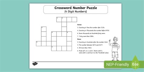 digit crossword clue
